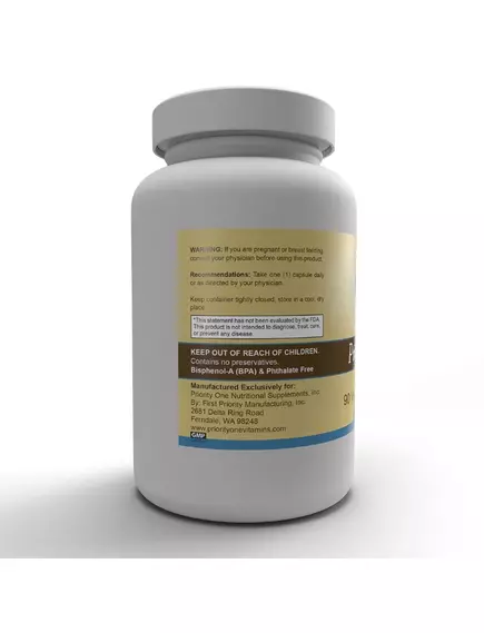 Priority One Priority Calm / Підтримка здорової реакції на стрес 90 капсул, фото 5 в магазине биодобавок nutrido.shop