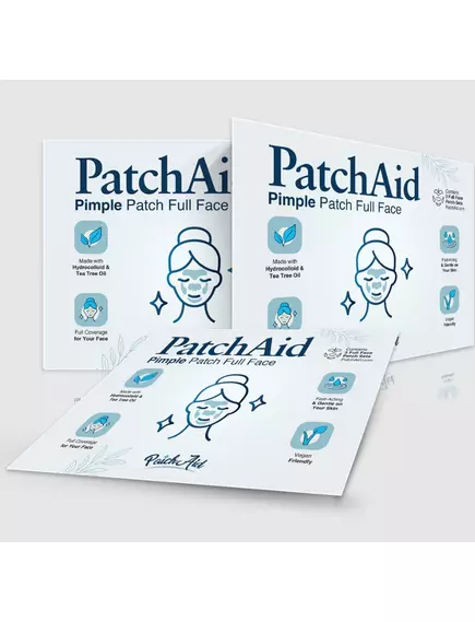 Patch Aid Pimple Patch Full Face / Патч від прищів на все обличчя 3 набори, фото 8 в магазине биодобавок nutrido.shop