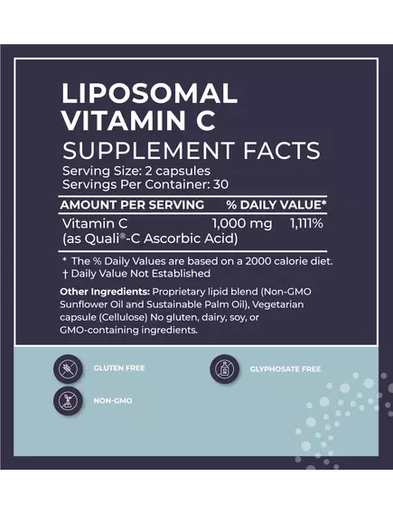 BODYBIO VITAMIN C LIPOSOMAL / ВІТАМІН С ЛІПОСОМАЛЬНИЙ 60 КАПСУЛ, фото 4 в магазині біодобавок nutrido.shop BODYBIO VITAMIN C LIPOSOMAL / ВІТАМІН С ЛІПОСОМАЛЬНИЙ 60 КАПСУЛ, фото 4 від магазину біодобавок nutrido.shop