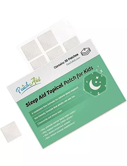 Patch Aid Sleep Aid Topical for Kids Melatonin-Free / Патчі для сну для дітей без мелатоніну 30 шт., фото 3 від магазину біодобавок nutrido.shop