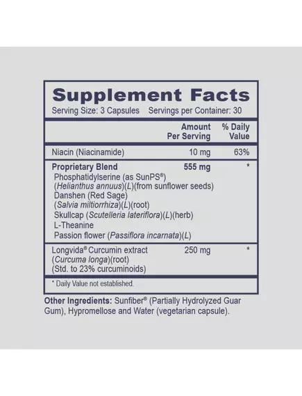 Professional Health Products Glutamate Scavenger Calming / Підтримка балансу глутамату та ГАМК 90 капсул, фото 2 від магазину біодобавок nutrido.shop