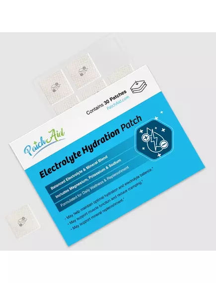 Patch Aid Electrolyte Hydration / Патчі підтримка балансу електролітів 30 шт., фото 3 в магазине биодобавок nutrido.shop