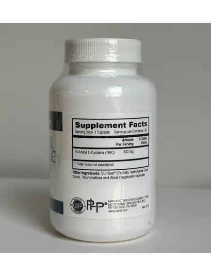 Professional Health Products N-Acetyl-L-Cysteine / N-ацетил-L-цистеїн 90 капсул, фото 3 в магазине биодобавок nutrido.shop