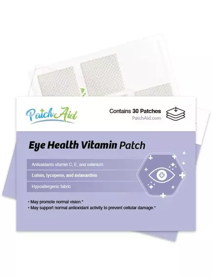 Patch Aid Eye Health Vitamin / Патч Витамины для здоровья глаз - Лютеин, ликопин и астаксантин 30 шт в магазине биодобавок nutrido.shop