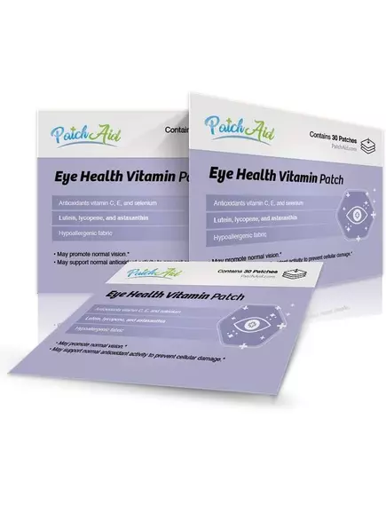 PATCH AID EYE HEALTH VITAMIN / ПАТЧ ВІТАМІНИ ДЛЯ ЗДОРОВ'Я ОЧЕЙ 30 ШТ, фото 5 від магазину біодобавок nutrido.shop