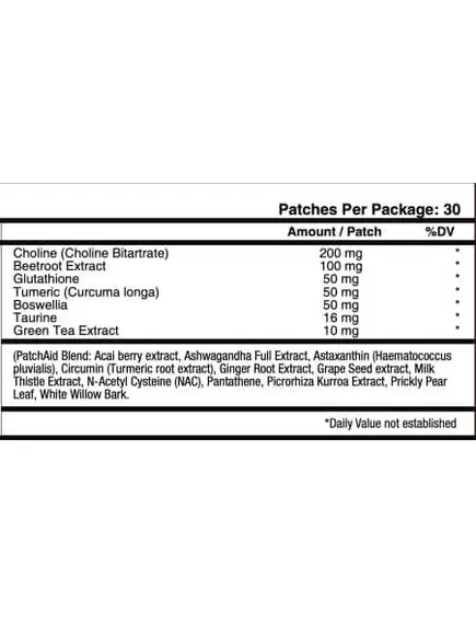 BARIATRICPAL HANGOVER PLUS VITAMIN / ПАТЧ ПОХМІЛЛЯ ПЛЮС ВІТАМІН 30 ДНІВ, фото 6 від магазину біодобавок nutrido.shop