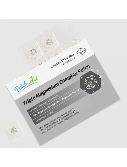 Patch Aid Triple Magnesium Complex / Патч Потрійний комплекс магнію 30 шт., фото 4 від магазину біодобавок nutrido.shop