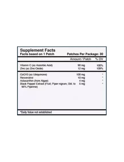 PATCH AID COQ10 PLUS / КОЕНЗИМ Q10 З КОФАКТОРАМИ 30 ШТ, фото 2 в магазині біодобавок nutrido.shop PATCH AID COQ10 PLUS / КОЕНЗИМ Q10 З КОФАКТОРАМИ 30 ШТ, фото 2 від магазину біодобавок nutrido.shop