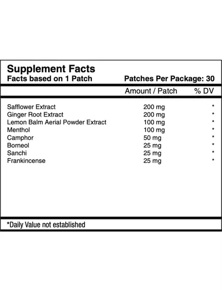 BARIATRICPAL NAUSEA RELIEF / ПАТЧ ДЛЯ ЗНЯТТЯ НУДОТИ НА 30 ДНІВ, фото 5 від магазину біодобавок nutrido.shop