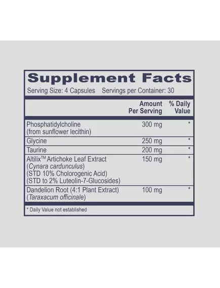 Professional Health Products Phase 2.5 Bile Support / Фаза 2.5 Комплекс для підтримки жовчі 120 капсул, фото 2 в магазине биодобавок nutrido.shop