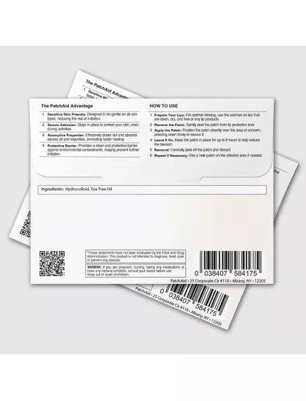 Patch Aid Lip Care / Патчі для догляду за губами 48 шт., фото 3 в магазине биодобавок nutrido.shop