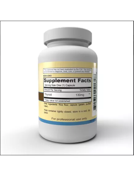 PRIORITY ONE THYROID / ЩИТОВИДНА ЗАЛОЗА 130 МГ 90 КАПСУЛ, фото 2 від магазину біодобавок nutrido.shop