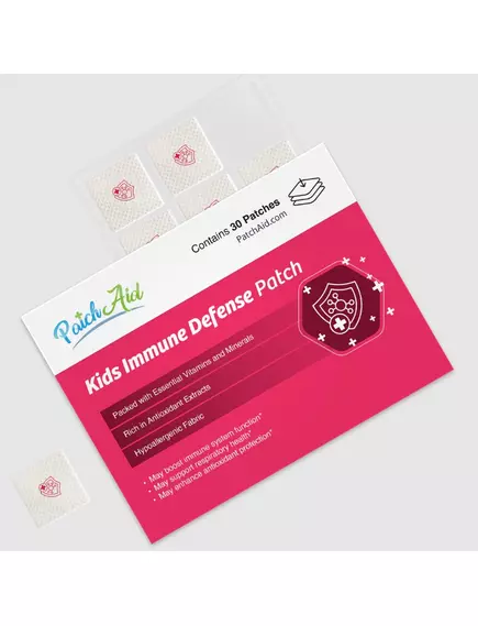Patch Aid Kids Immune Defense / Патчі для захисту імунітету в дітей 30 шт., фото 3 в магазине биодобавок nutrido.shop