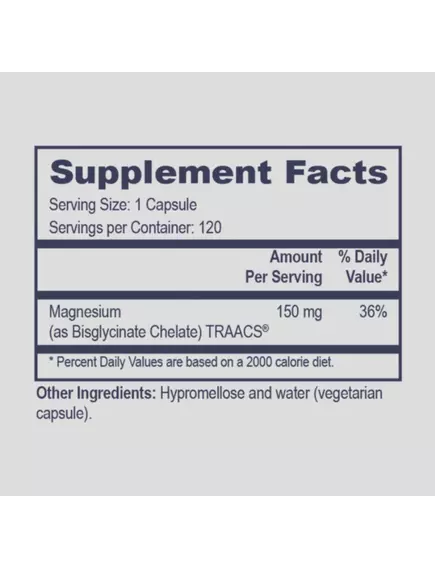 Professional Health Products True Chelate Magnesium / Магній хелат бісгліцинату 120 капсул, фото 2 від магазину біодобавок nutrido.shop