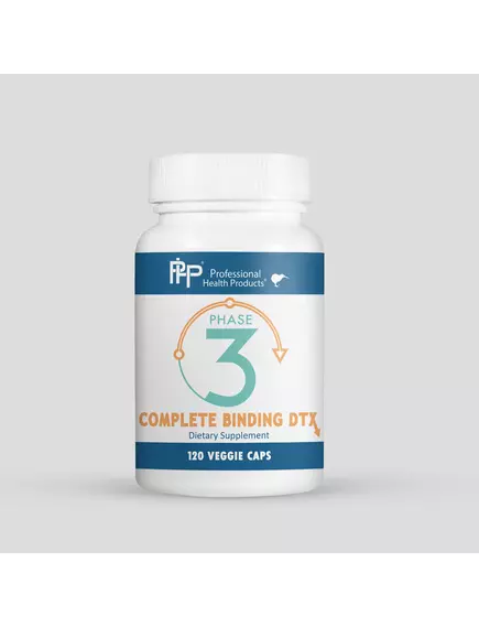 Professional Health Products Phase 3 Complete Binding DTX / Фаза 3. Повне зв'язування DTX 120 капсул в магазине биодобавок nutrido.shop