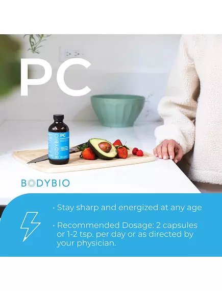 BODYBIO PC PHOSPHATIDYLCHOLINE / ФОСФАТИДИЛХОЛІН 100 КАПС, фото 4 від магазину біодобавок nutrido.shop