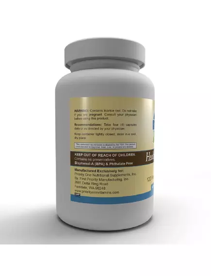 Priority One Healthy Glucose / Здоровий метаболізм  глюкози 120 капсул, фото 5 в магазине биодобавок nutrido.shop