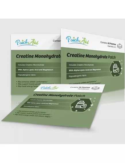 Patch Aid Creatine Monohydrate / Патч моногідрат креатину 30 шт., фото 7 в магазині біодобавок nutrido.shop Patch Aid Creatine Monohydrate / Патч моногідрат креатину 30 шт., фото 7 від магазину біодобавок nutrido.shop
