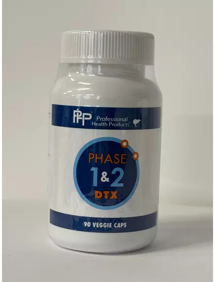 Professional Health Products Phase 1 and 2 DTX / Підтримка детоксу печінки фаза 1 і 2 DTX 90 капсул, фото 4 від магазину біодобавок nutrido.shop