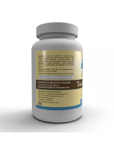 Priority One Total Gland Plus / Органи та залози корів трав'яної відгодівлі 90 капсул, фото 5 в магазине биодобавок nutrido.shop