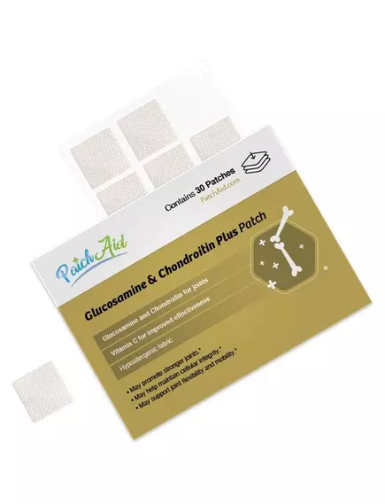 BARIATRICPAL GLUCOSAMINE AND CHONDROITIN TOPICAL / ПАТЧ ГЛЮКОЗАМІН І ХОНДРОЇТИН НА 30 ДНІВ, фото 6 від магазину біодобавок nutrido.shop