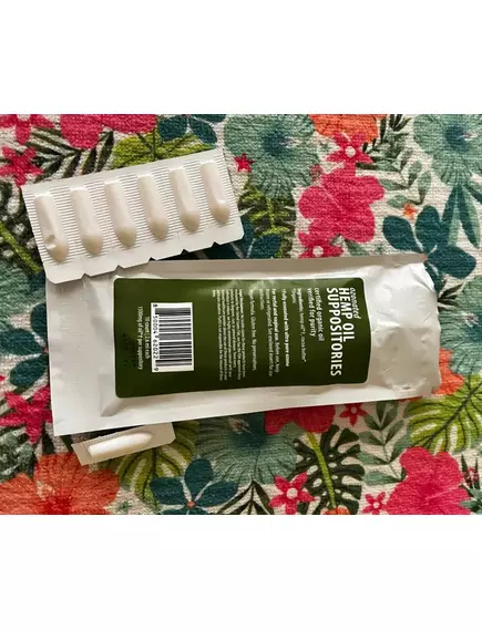 PurO3 Ozonated Hemp Oil Suppositories / Свічки з озоном + олія конопель 10 шт., фото 2 в магазине биодобавок nutrido.shop