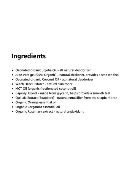 PURO3 OZONATED OIL ROLL ON DEODORANT JOJOBA / ДЕЗОДОРАНТ З ОЗОНОВАНОЮ ОЛІЄЮ ЖОЖОБА + АПЕЛЬСИН 75 МЛ, фото 2 від магазину біодобавок nutrido.shop