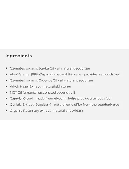 PurO3 Ozonated Oil Roll On Deodorant Jojoba / Дезодорант с озонированным маслом Жожоба 75 мл, фото 5 в магазине биодобавок nutrido.shop