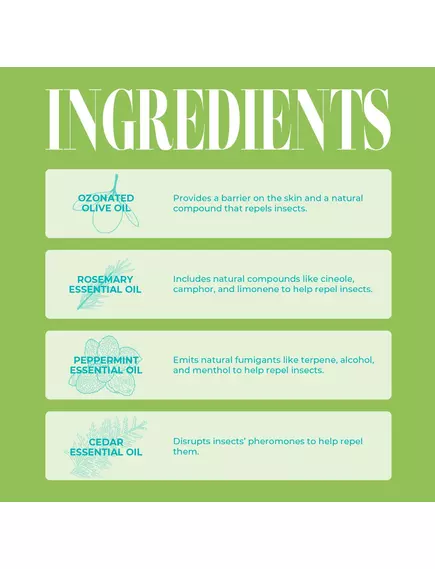 PurO3 Ozonated Insect Repellent / Натуральний засіб від укусів комах 120 мл, фото 2 від магазину біодобавок nutrido.shop