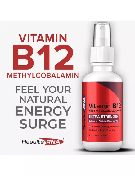 RESULTS RNA VITAMIN B12 / ВІТАМІН Б12 МЕТИЛКОБАЛАМІН СПРЕЙ 60 МЛ, фото 3 від магазину біодобавок nutrido.shop