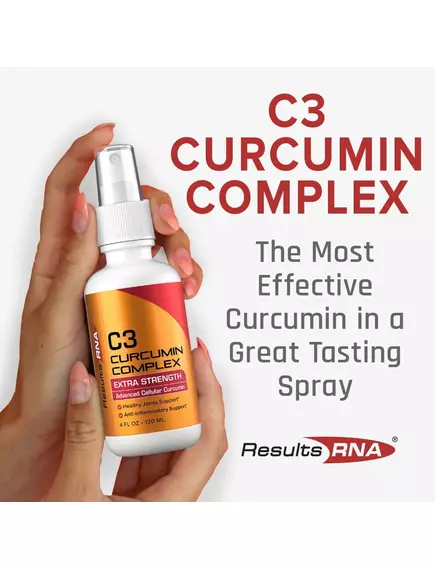 RESULTS RNA C3 CURCUMIN COMPLEX / КУРКУМІН СПРЕЙ ДЛЯ ПІДТРИМКИ СУГЛОБІВ ТА М'ЯЗІВ 60 МЛ, фото 3 в магазині біодобавок nutrido.shop RESULTS RNA C3 CURCUMIN COMPLEX / КУРКУМІН СПРЕЙ ДЛЯ ПІДТРИМКИ СУГЛОБІВ ТА М'ЯЗІВ 60 МЛ, фото 3 від магазину біодобавок nutrido.shop