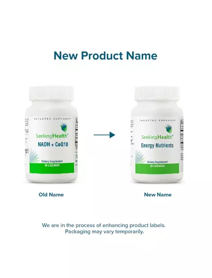 SEEKING HEALTH ENERGY NUTRIENTS (FORMERLY NADH + COQ10) / НАДH + КОЕНЗИМ КУ10 30 ПАСТИЛОК, фото 2 від магазину біодобавок nutrido.shop