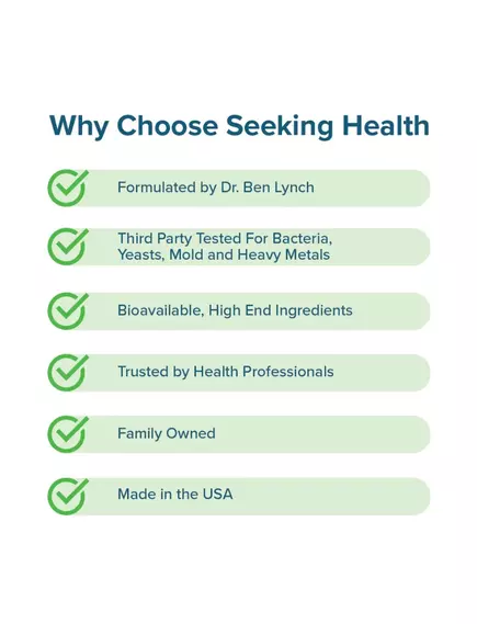 SEEKING HEALTH ENERGY NUTRIENTS (FORMERLY NADH + COQ10) / НАДH + КОЕНЗИМ КУ10 30 ПАСТИЛОК, фото 6 від магазину біодобавок nutrido.shop