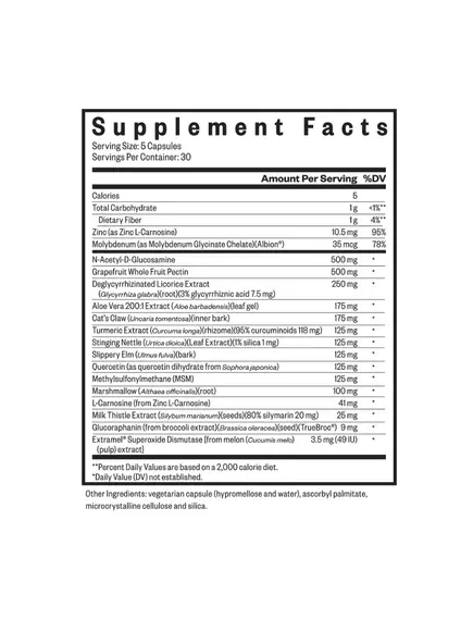 Seeking Health Gut Nutrients (formerly Optimal GI) / Поживні речовини для кишківника 150 капсул, фото 3 від магазину біодобавок nutrido.shop