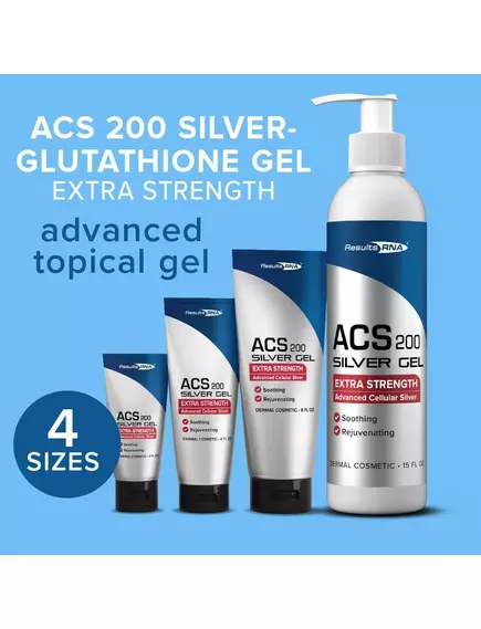 Results RNA ACS 200 Silver-Glutathione Gel / Глутатіон срібло гель 118 мл, фото 9 в магазине биодобавок nutrido.shop