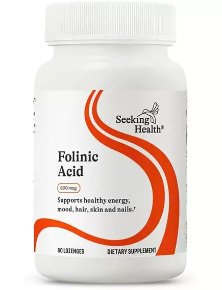 SEEKING HEALTH FOLINIC ACID LOZENGE / ФОЛІНОВА КИСЛОТА 60 ЛЬОДЯНИКІВ від магазину біодобавок nutrido.shop