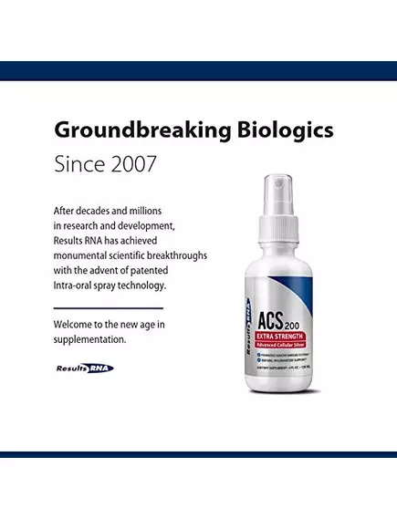 Results RNA ACS 200 Silver / Серебро спрей 60 мл, фото 3 в магазине биодобавок nutrido.shop