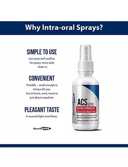 Results RNA ACS 200 Silver / Серебро спрей 60 мл, фото 4 в магазине биодобавок nutrido.shop
