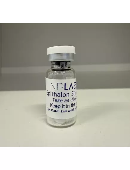 Epithalon 50 mg vial від магазину біодобавок nutrido.shop
