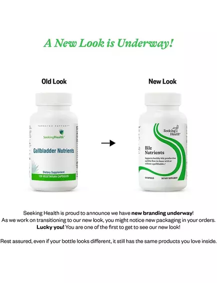 Seeking Health Gallbladder Nutrients / Питательные вещества для желчного пузыря 120 капсул, фото 2 в магазине биодобавок nutrido.shop
