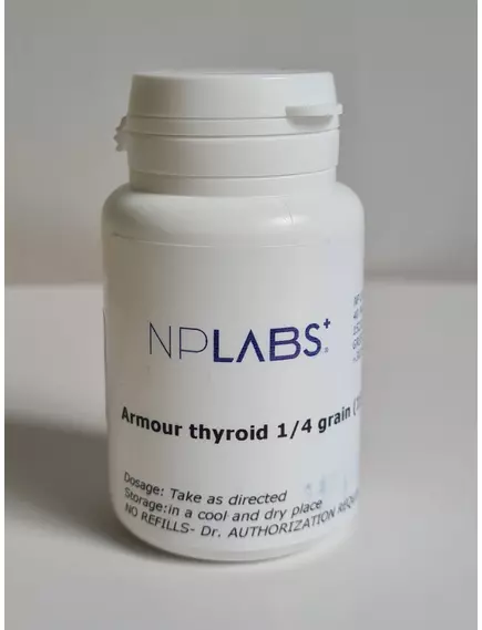 ARMOUR THYROID 1/4 GRAIN (15MG) 100 CAPS в магазине биодобавок nutrido.shop
