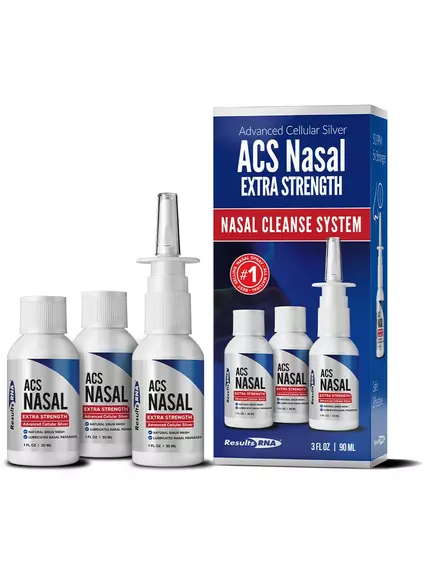 Results RNA ACS Nasal / Серебро спрей для носа 3*30 мл, фото 2 в магазине биодобавок nutrido.shop