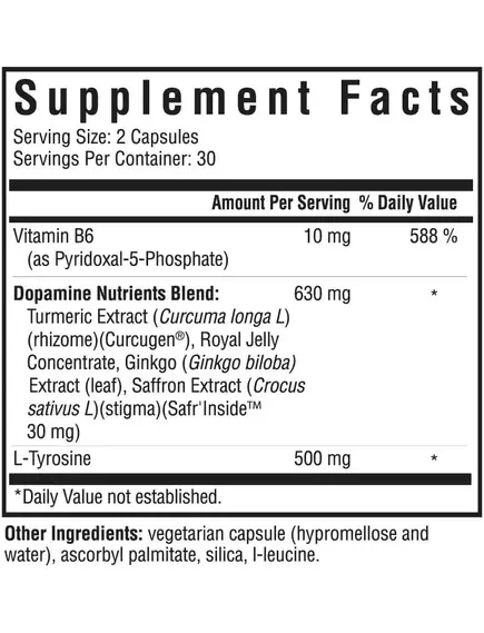 Seeking Health Dopamine Nutrients / Поживні речовини для вироблення дофаміну 60 капсул, фото 2 від магазину біодобавок nutrido.shop