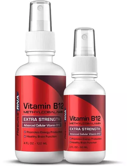 Results RNA Vitamin B12 / Вітамін Б12 метилкобаламін спрей 120 мл, фото 4 в магазине биодобавок nutrido.shop