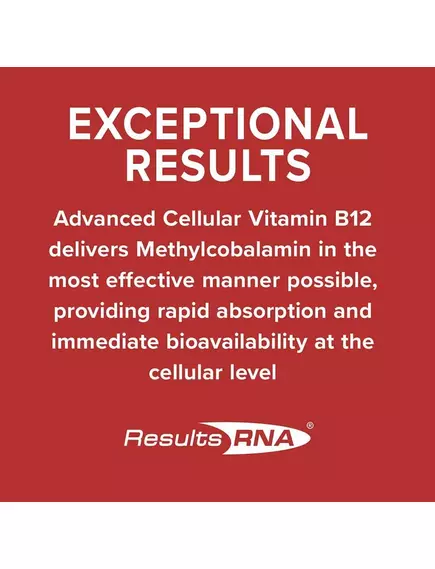 Results RNA Vitamin B12 / Вітамін Б12 метилкобаламін спрей 120 мл, фото 5 в магазине биодобавок nutrido.shop