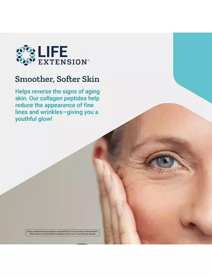 Life Extension Collagen Peptides for Skin & Joints / Пептиди колагену для шкіри та суглобів 343 г, фото 5 в магазине биодобавок nutrido.shop