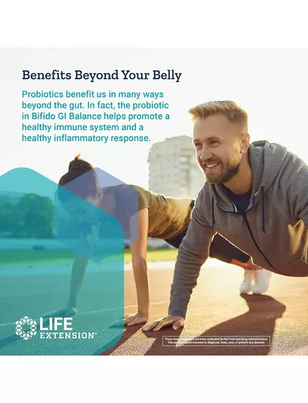 Life Extension Bifido GI Balance / Біфідобактерії Bifidobacterium longum BB536 60 капсул, фото 6 від магазину біодобавок nutrido.shop