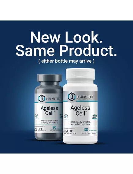 Life Extension GeroProtect Ageless Cell / Клітинне омолодження та енергія 30 капсул, фото 4 від магазину біодобавок nutrido.shop