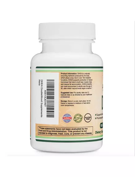 DOUBLE WOOD DHEA / ДГЕА 100 МГ 180 КАПСУЛ, фото 3 в магазині біодобавок nutrido.shop DOUBLE WOOD DHEA / ДГЕА 100 МГ 180 КАПСУЛ, фото 3 від магазину біодобавок nutrido.shop