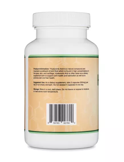 DOUBLE WOOD HYALURONIC ACID / ГІАЛУРОНОВА КИСЛОТА ДЛЯ ВОЛОССЯ, ШКІРИ ТА НІГТІВ 180 КАПС, фото 2 від магазину біодобавок nutrido.shop